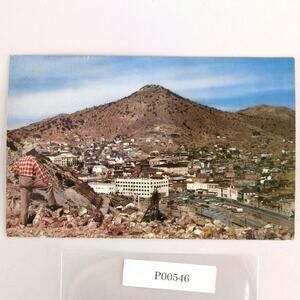 Phelps Dodge Corporation Lavender Pit Copper Mine Bisbee Arizona 1950s Postcard
